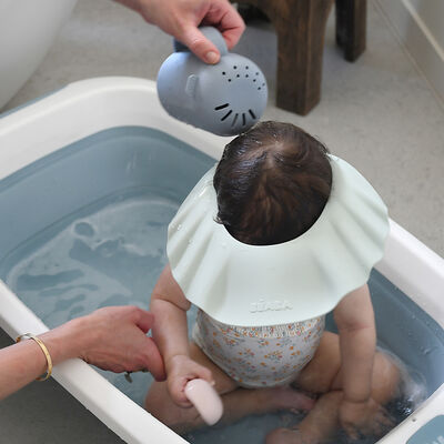Visera de ba&ntilde;o de silicona Misty Green