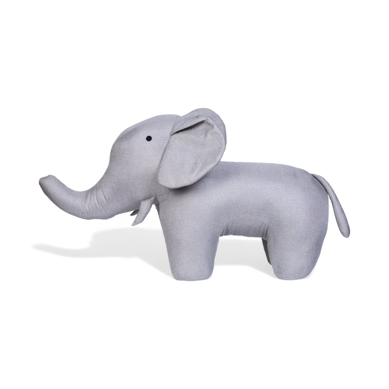 &Eacute;l&eacute;phant debout - Lin - Gris