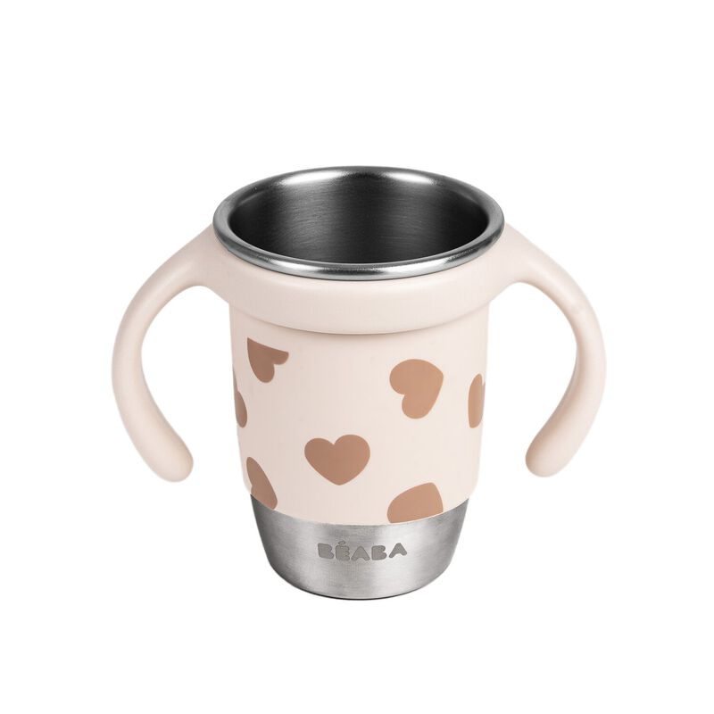 Stainless steel learning cup Click and drink - BigLove