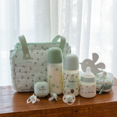 Pacifier holder Birdies Green