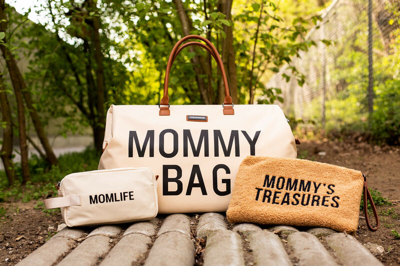 Childhome Mommy Bag - Off White/Black