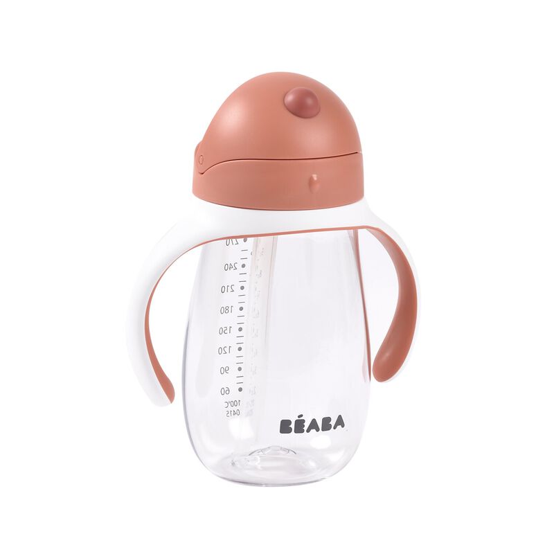 300ml straw cup TERRACOTTA