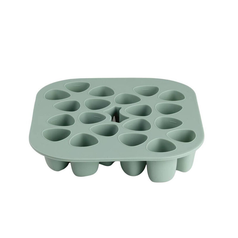 Stampo mini multi-porzioni in silicone &ndash; 20 x 35 ml - Sage green