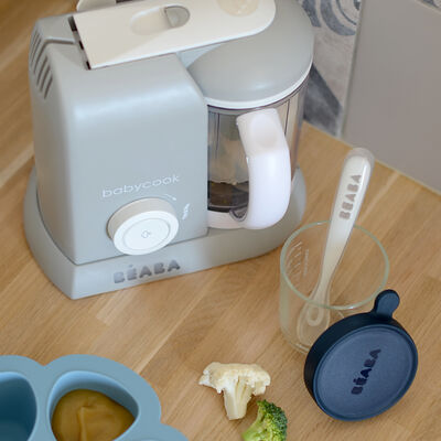 BEABA, Babycook Duo, Robot de bebé 4 en 1, cocina, licuadora, capacidad XXL  2200 ml - Eucalipto : .es: Bebé