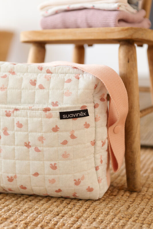 Baby Care Mom Bag &ndash; Birdies Pink