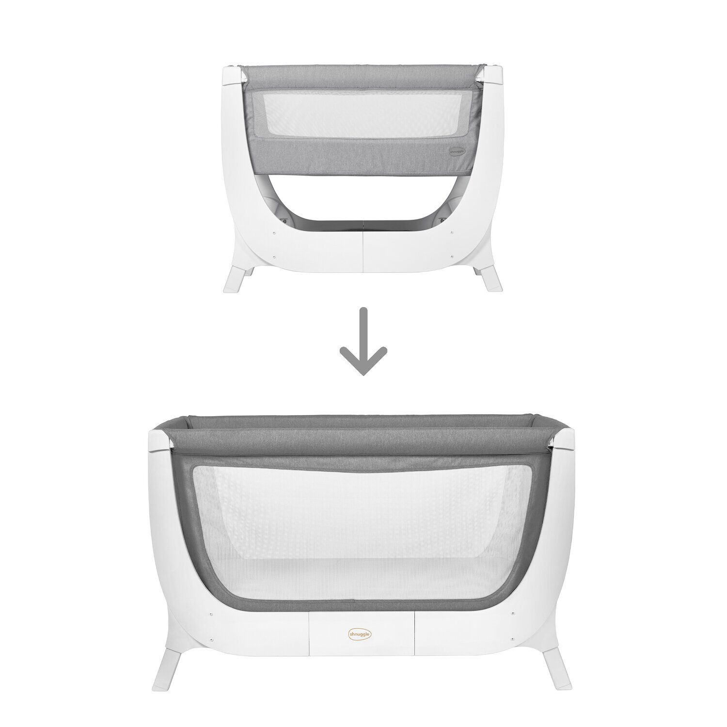 BÉABA by SHNUGGLE® Air Bedside Sleeper Bassinet & Crib Bundl
