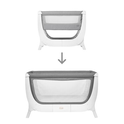 BÉABA by SHNUGGLE® Air Bedside Sleeper Bassinet & Crib Bundl
