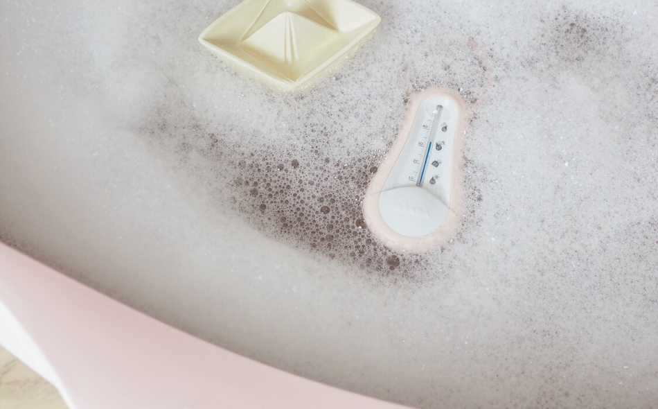 Badethermometer old pink