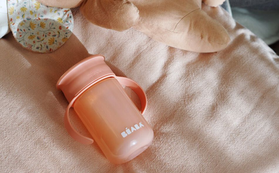 360° learning cup pink