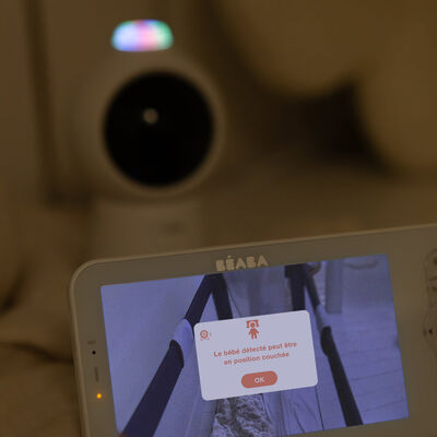 Vigilabeb&eacute;s con v&iacute;deo Zen Smart AI - White