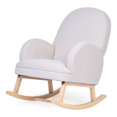 Fauteuil &agrave; bascule - Lin - Beige