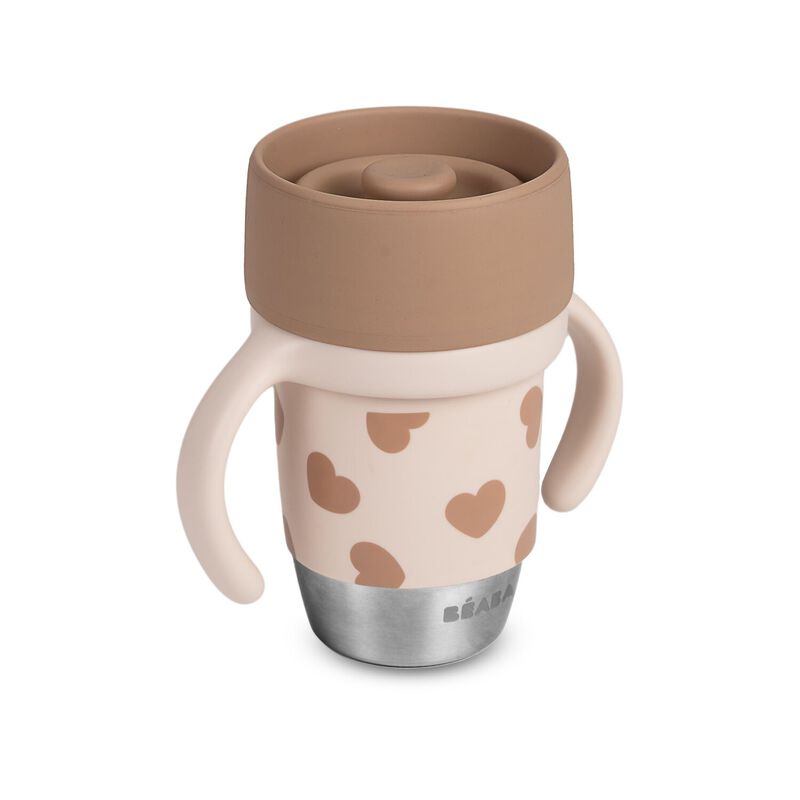 Stainless steel learning cup Click and drink - BigLove