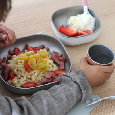 Coffret repas inox micro-ondable - Terracotta