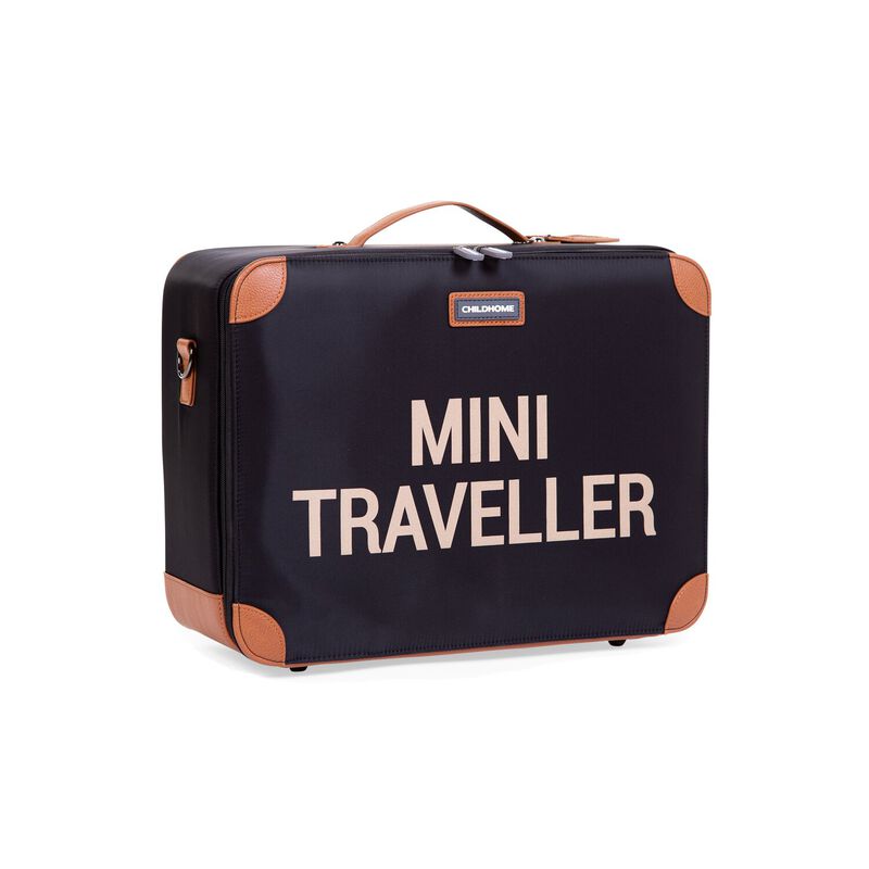 Mini Traveller Kids Suitcase - Black Gold