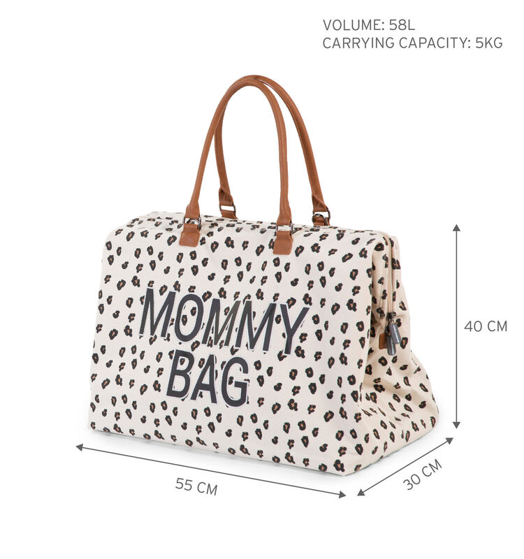 Childhome Mommy Bag - Canvas Leopard 4.0