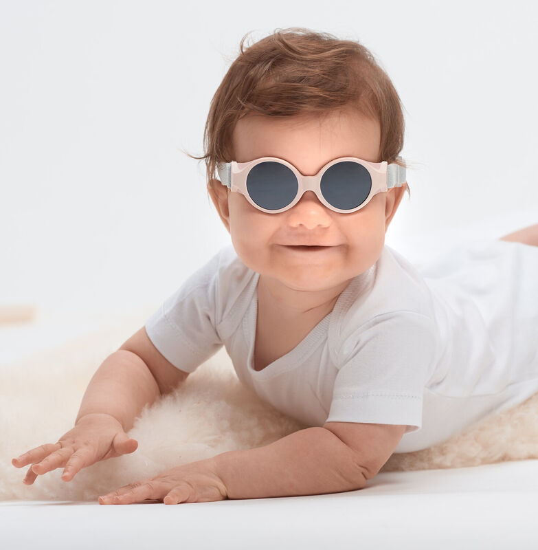 Newborn Strap Sunglasses 0-9m  - Pink