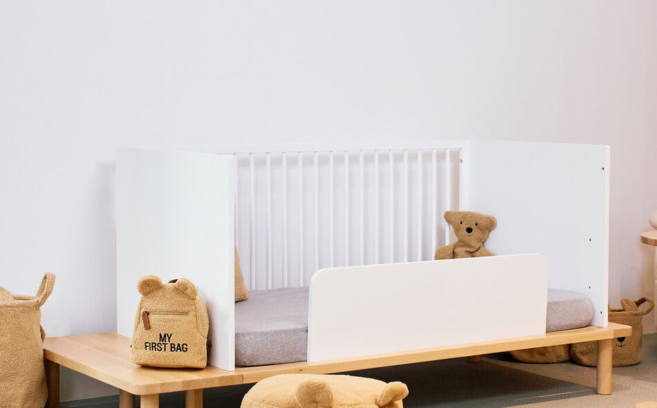 Pouf Teddy marron