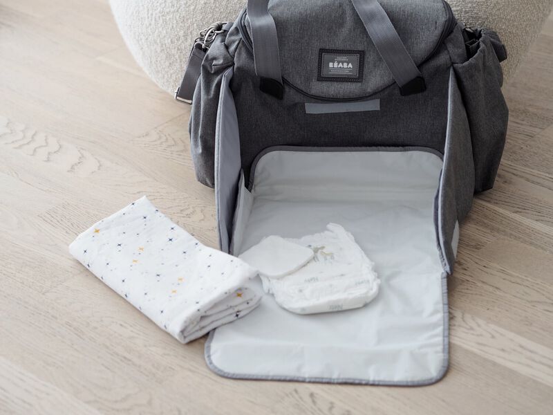 Sydney Diaper Bag heather grey