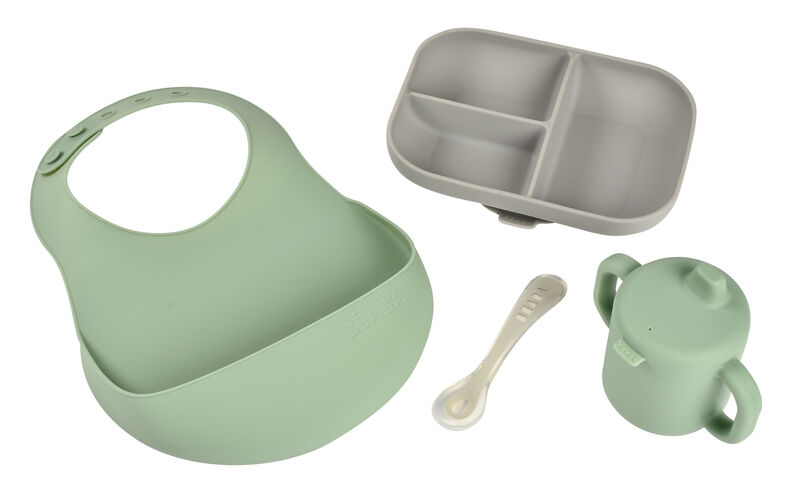 Essentials meal set grey / sage green 1