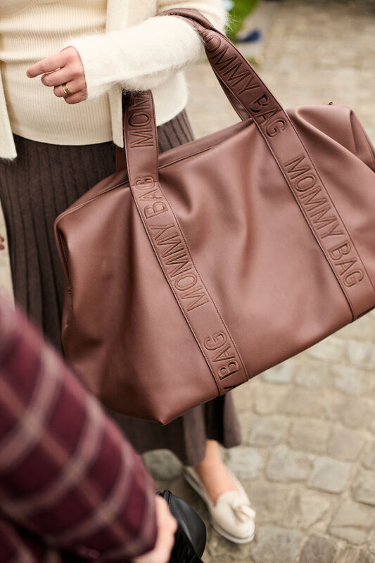 Mommy Bag &reg; Sac A Langer - Signature - Simili - Dark Brown