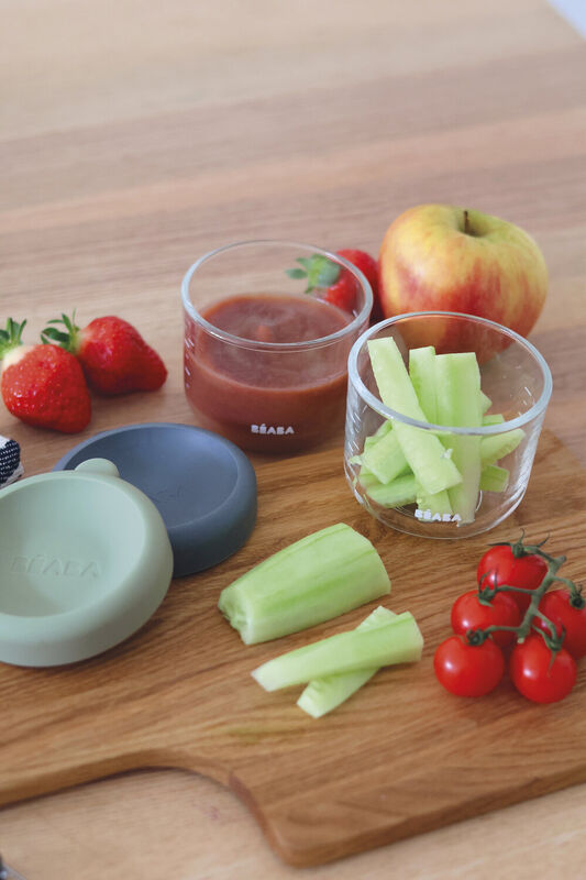 Lot de 2 portions verre 150 ml Mineral / Vert sauge