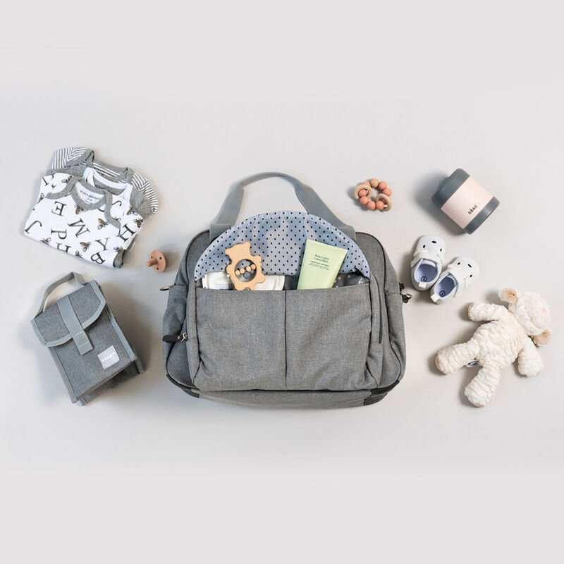 Changing bag Geneve II - heather grey
