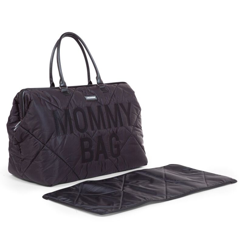 Childhome Mommy Bag - Puffered Black 2.0