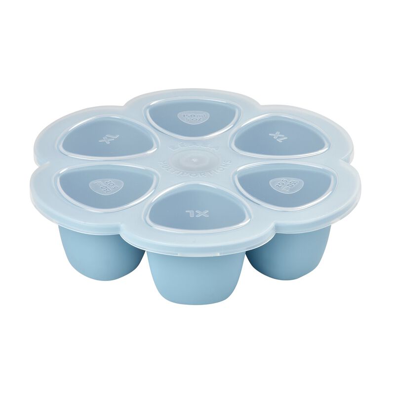 Silicone Multi-Portion Trays 6*5 oz. windy-blue