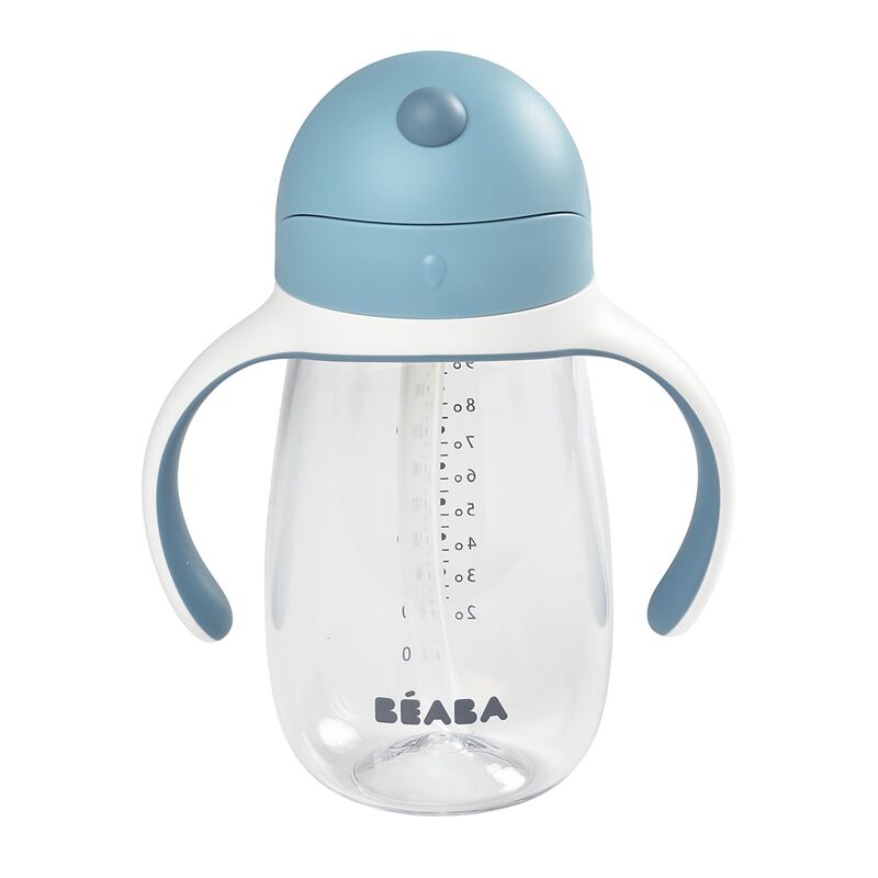 Tasse paille 300ml Bleu