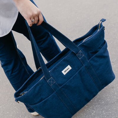 Sac &agrave; langer Madrid XXL - Denim