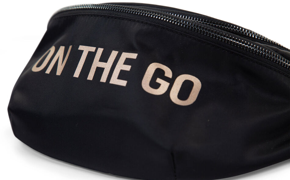 Childhome On-The-Go Belt Bag - Black/Gold