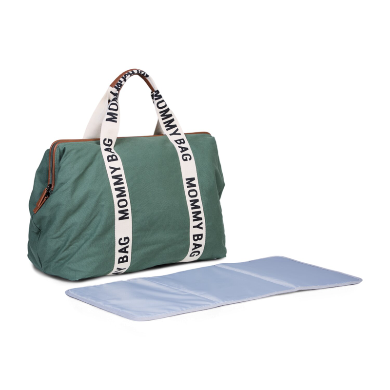 Mommy Bag ® Sac A Langer - Signature - Toile - Vert (Childhome) - Image 8