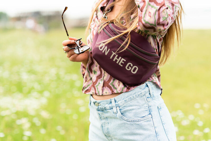 Childhome On-The-Go Belt Bag - Aubergine