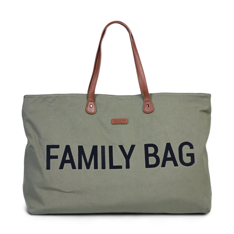 Family Bag Sac A Langer - Toile - Kaki (Childhome) - Image 1