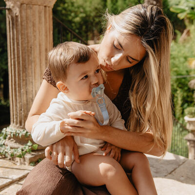 Attache-sucette Wonder - Marron doux