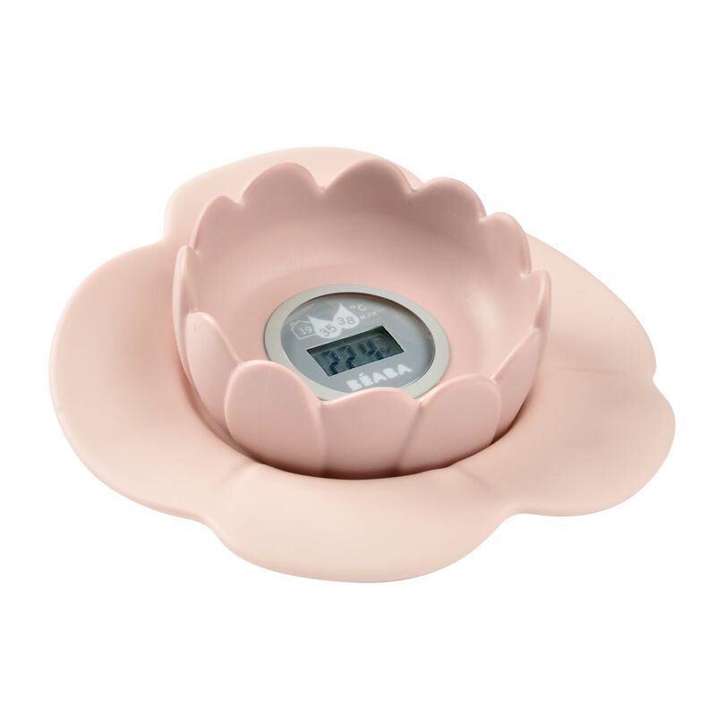 Lotus Bath Thermometer old pink