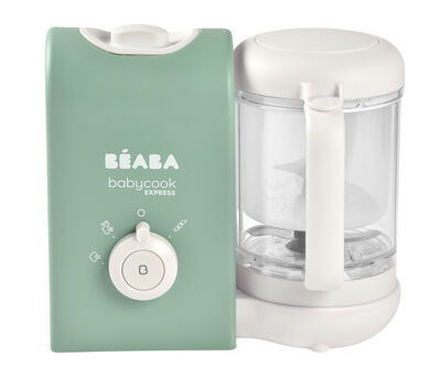  BEABA Babycook Original 4 in 1 Baby Food Maker, Baby Food  Steamer, Baby Food Blender, Baby Food Processor, Homemade Baby Food, 3.5  cups, Dishwasher Safe, Peacock : Baby