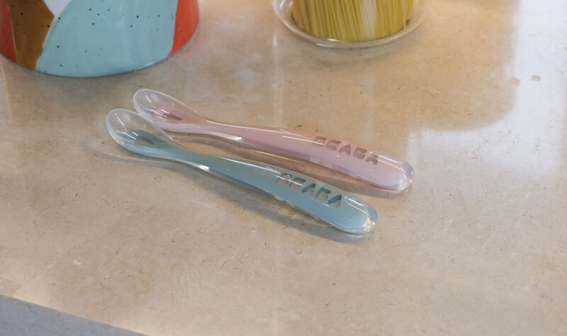 1st Stage Silicone Spoon old pink 2.0