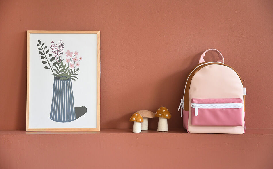 Baby backpack Faro DUSTY PINK