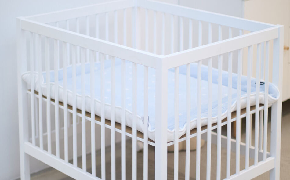 Playpen mattress 75x95cm Flower