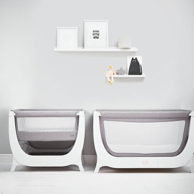BÉABA by SHNUGGLE® Air Bedside Sleeper Bassinet & Crib Bundl