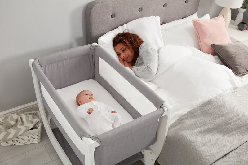 BÉABA by SHNUGGLE® Air Bedside Sleeper Bassinet & Crib Bundl