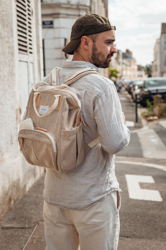 Wellington changing bag - Heather gazelle