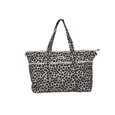 Wickeltasche Madrid XXL - Leopard clay
