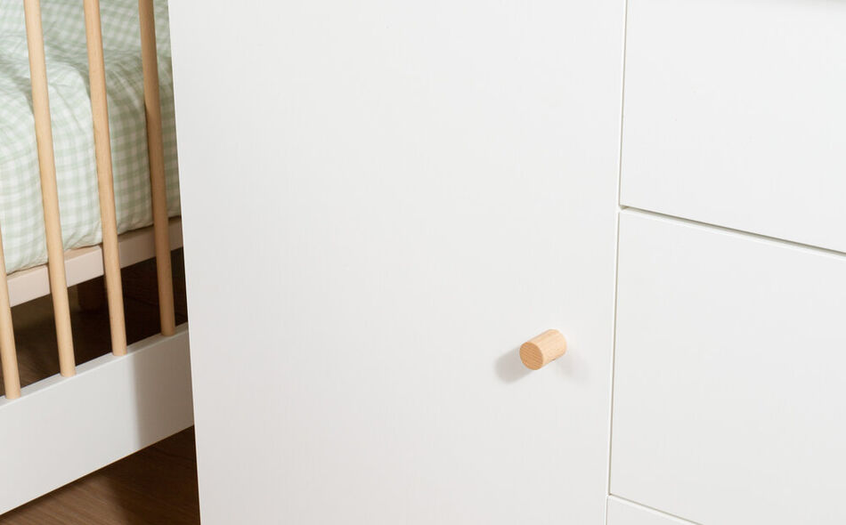 Commode 4 tiroirs Wonder white