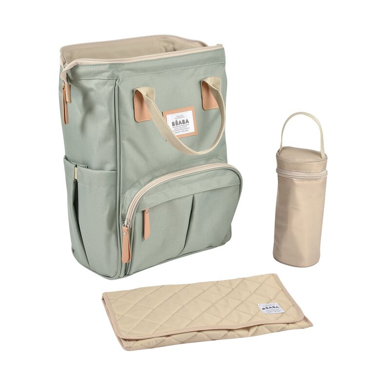 Wellington Diaper Bag sage green