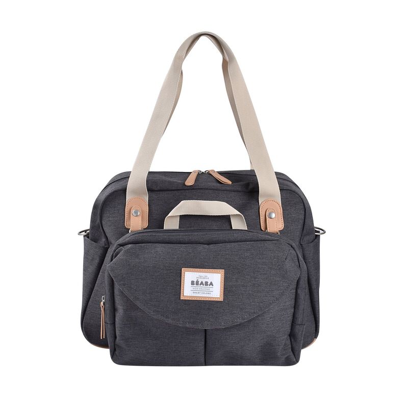 Genève II changing bag DARK HEATHER GREY