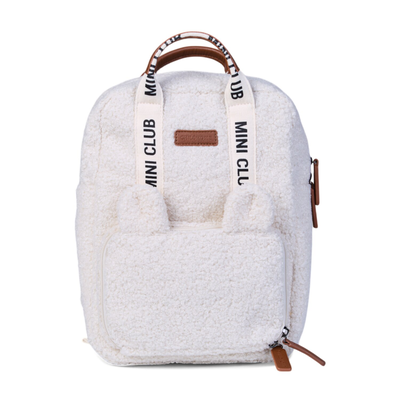 Mini Club Kids Backpack - Signature - Teddy Off White Mini Club Kids Backpack - Signature - Teddy Off White