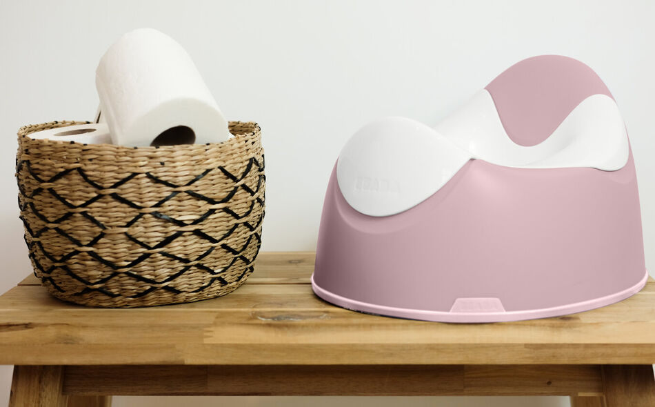 Pot ergonomique Vieux rose