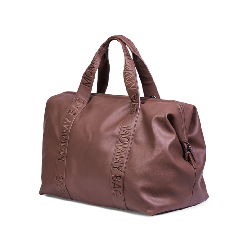 Mommy Bag &reg; Sac A Langer - Signature - Simili - Dark Brown